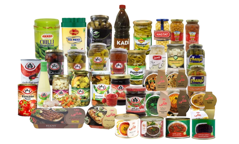 Grande collection de conserves