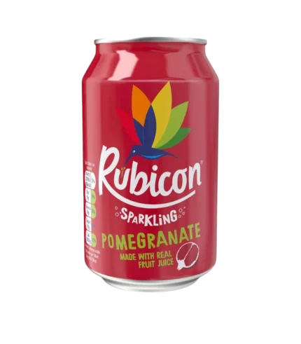 Rubicon Sparkling grenade est fabriqué avec du vrai jus de fruit 24x330ml