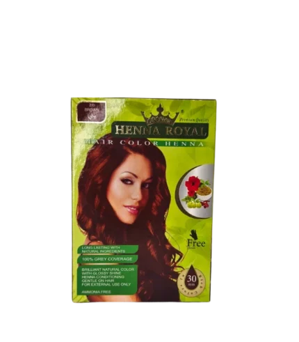 Henné royal couleur cheveux bruns 10 x 60g