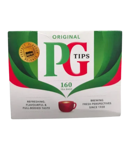 PG TIPS 160 sachets de thé noir 12 en carton
