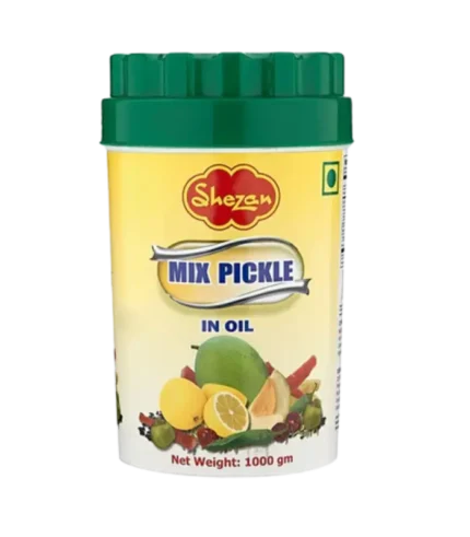 Shezan mix pickles à l'huile 12x1kg