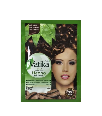 Vatika Henné couleur cheveux 20 x 10 g sachet dans la boîte