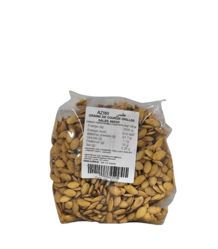 Azimi graine de courge grillee salee 18 x 400g