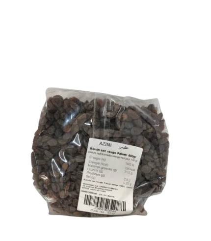 Azimi raisin sec rouge palawi 18 x 400g