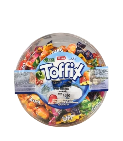 Bonbon Fruit Chew Toffix Elvan 12 x 400gr