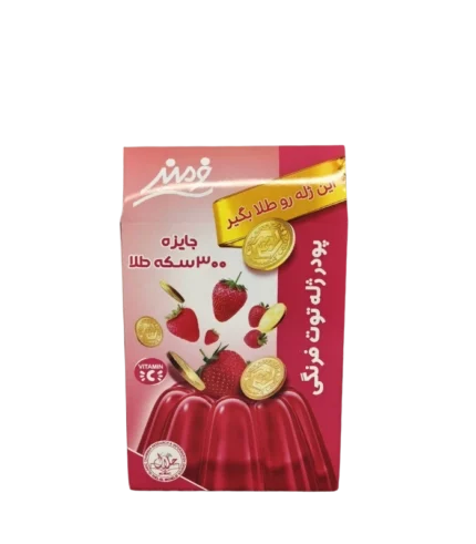 Gelée en poudre aromatisée à la fraise 9 x 100g