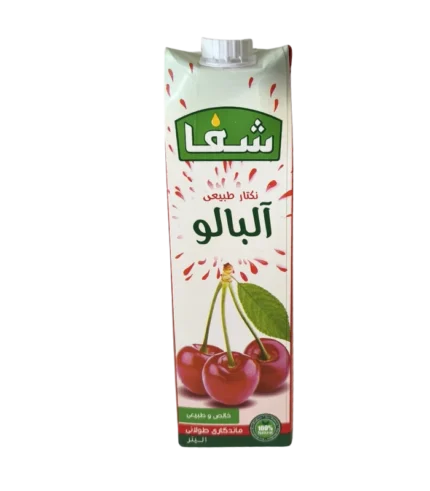 Jus de nectar de cerise Shafa naturel 12 x 1L back