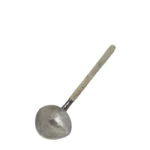 Grande louche traditionnelle en aluminium avec poignée