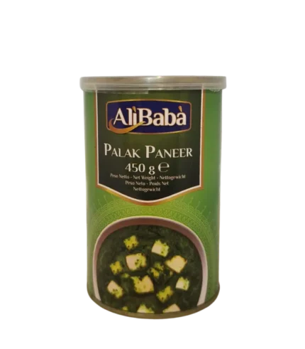 ALI BABA Tin Palak Paneer 12X450G