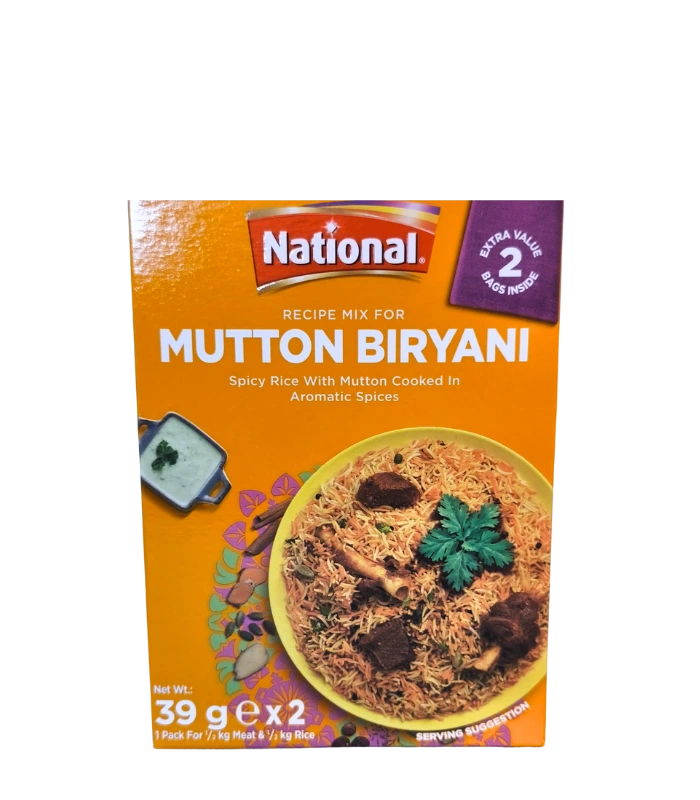 Mutton Biryani National 6 x 78gr Mutton Biryani National 6 x 78gr