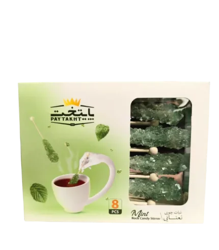 Nabat à la menthe Paytakht (sucre candi) 10 x 120 gr