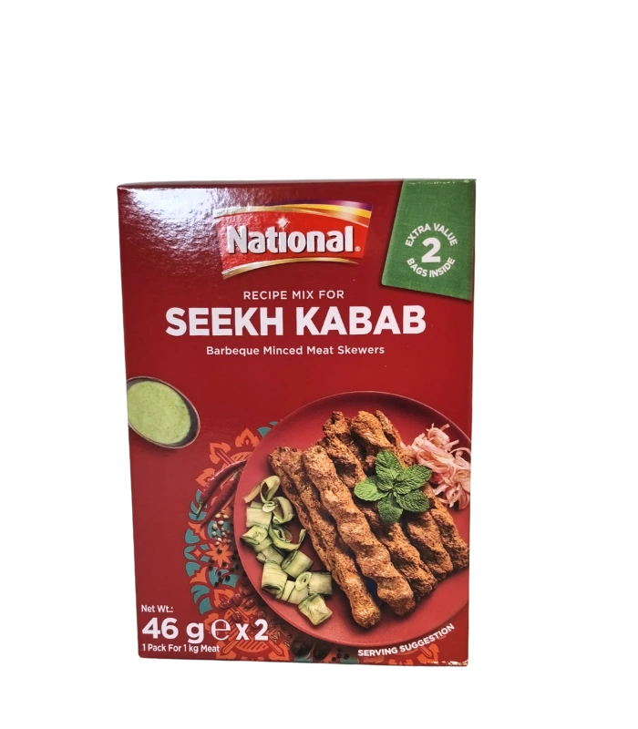 Seekh Kabab National 6 x 92gr Seekh Kabab National 6 x 92gr