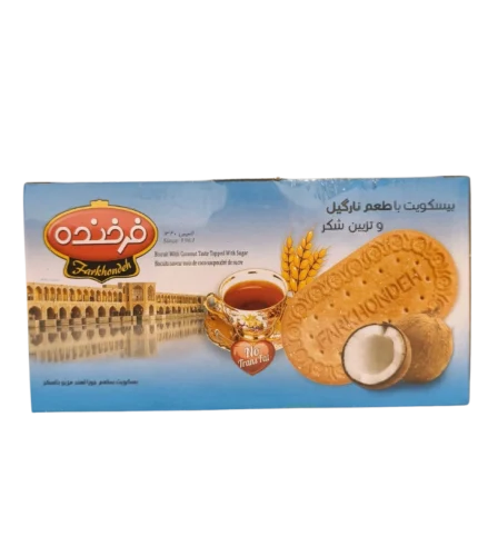 Farkhondeh Biscuits saveur noix de coco sau poudre de sucre 6 x 900 gr