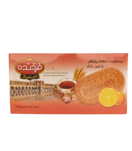 Farkhondeh Biscuits saveur orange saupoudrés de sucre 6 x 900 g
