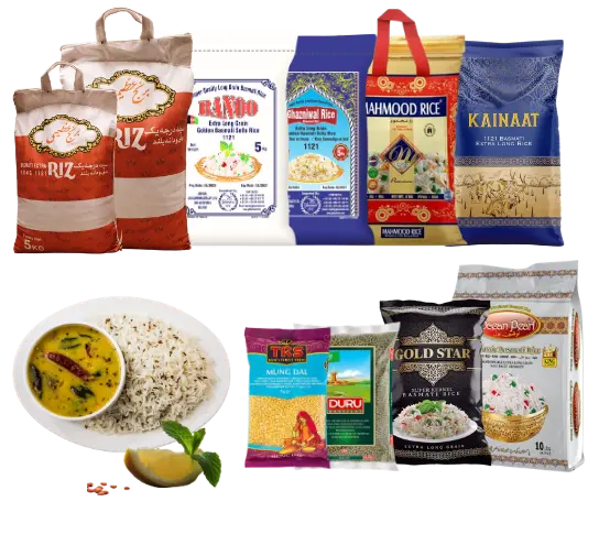 riz (rice) - lentilles