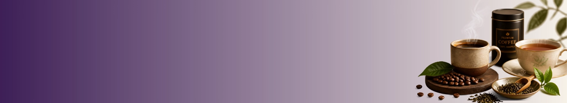 thés et cafés Category Banner